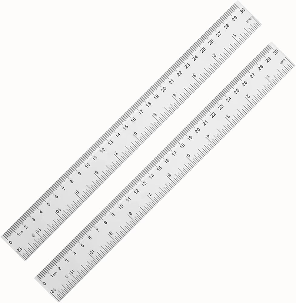 30cm Plastic Ruler – Simple Measuring Tool